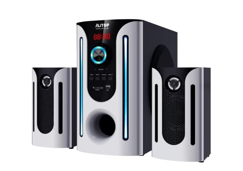 Alitop Woofer SP-2513 – 60W | Bluetooth, USB & Carte SD