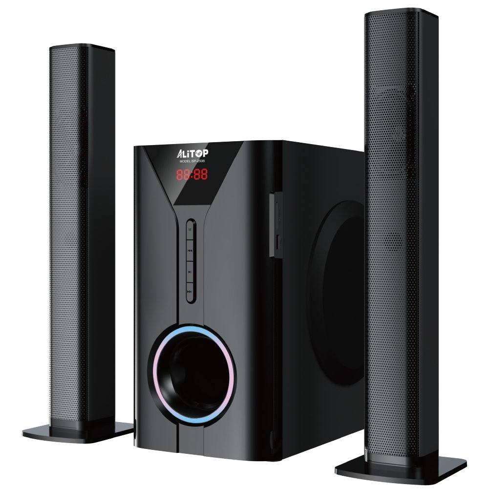 Alitop Woofer SP-2506 – 60W | Bluetooth, USB & Carte SD