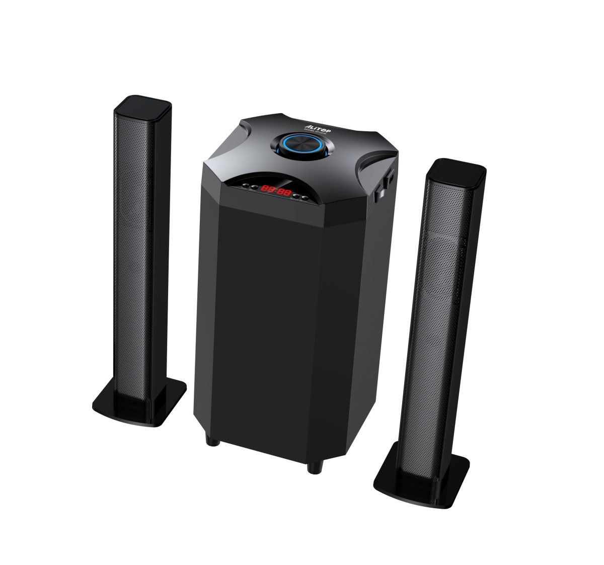 Alitop Woofer SP-5236 – 60W | Bluetooth, USB & Carte SD