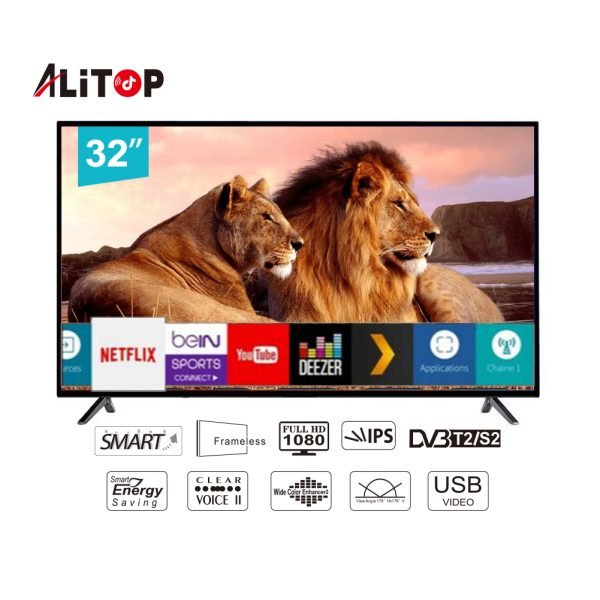 📺 Alitop TV 32" Smart TV – Décodeur Intégré