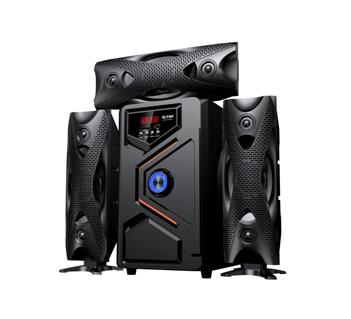 WK SP-6346 Home Cinéma 3.1 - Chaîne HI-FI - Noir