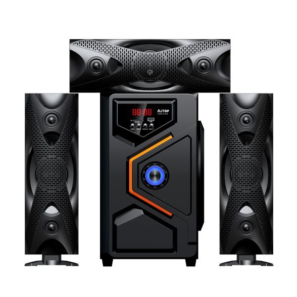 WK SP-6346 Home Cinéma 3.1 - Chaîne HI-FI - Noir